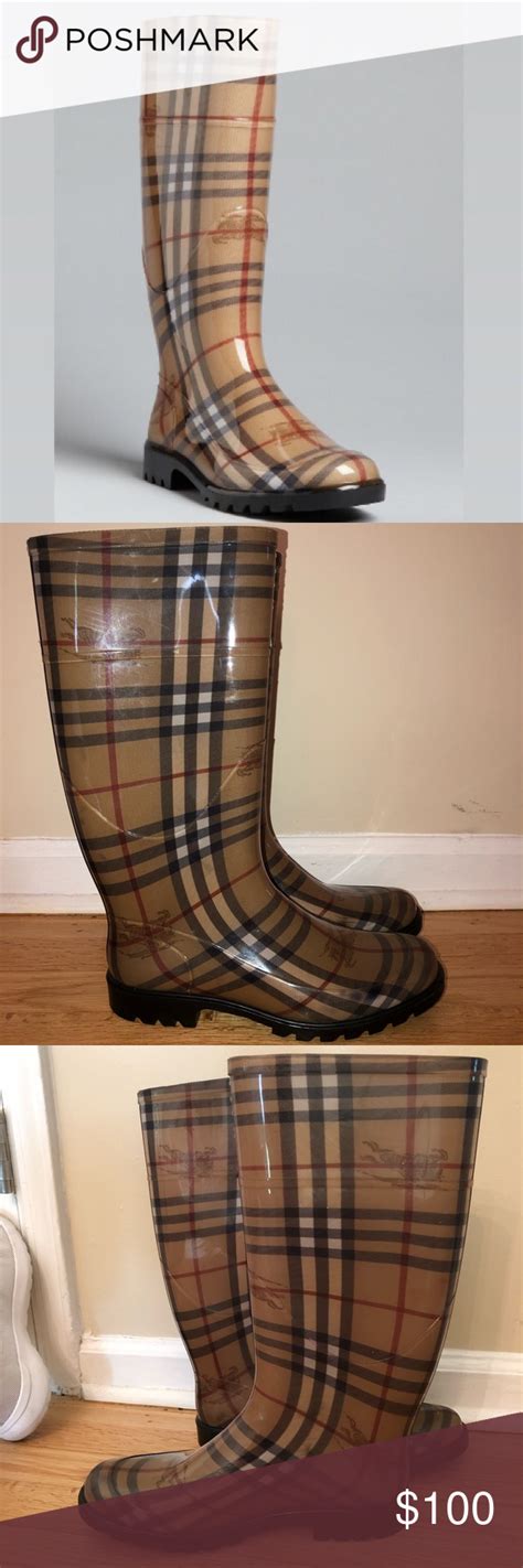 burberry rain shoe|authentic Burberry rain boots.